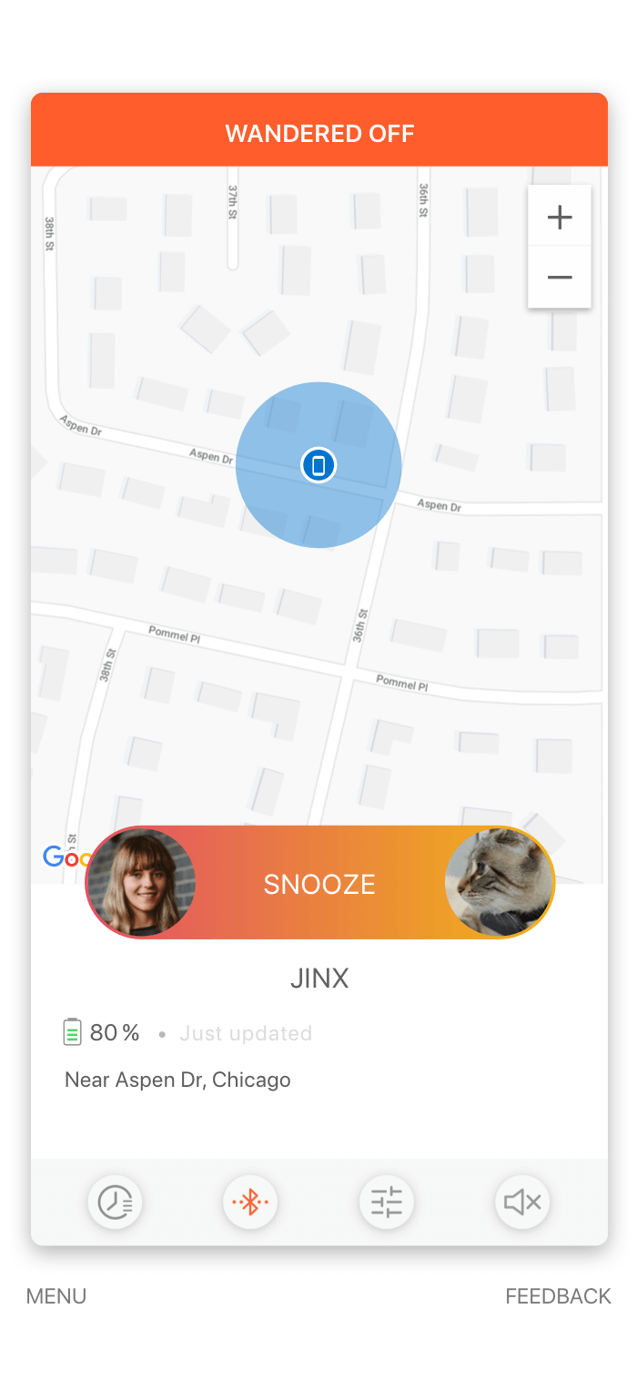 Cat Tracker Cat GPS Tracker Jiobit